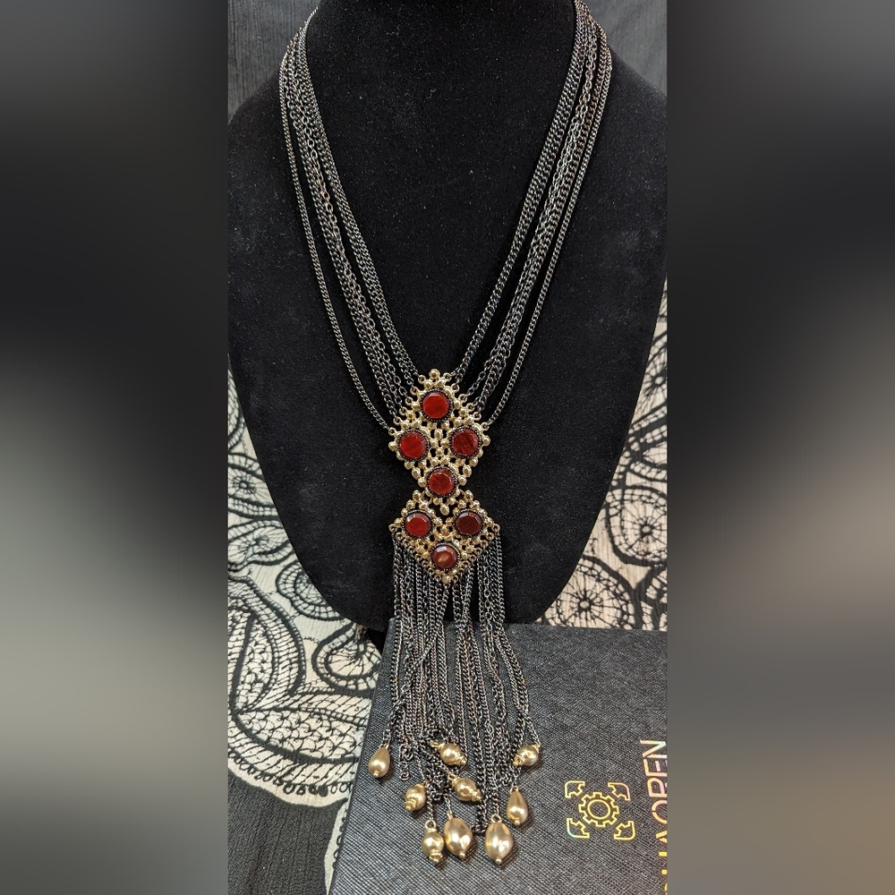 Vintage chicos Petra statement necklace